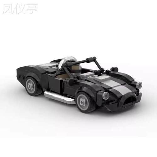MOC-35108兼容diy积木谢尔比眼镜蛇模型车模益智套装礼物男孩