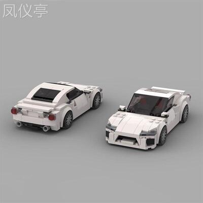 兼容MOC-112288国产积木套装8格车丰田GT86拼装跑车模型玩具