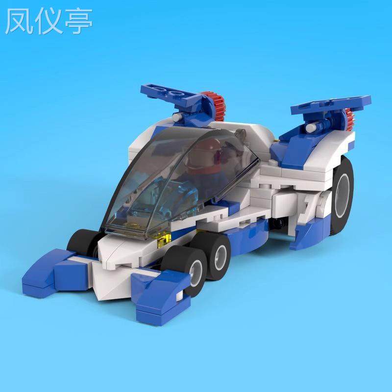 MOC积木兼容165569SD阿斯拉达方程式跨境拼装车模益智玩具