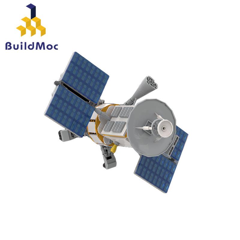 BuildMoc麥哲倫號金星探測器积木玩具太空系列MOC拼装模型摆件DIY