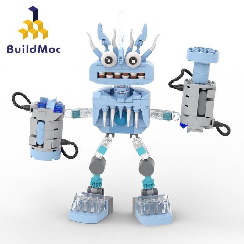 BuildMoc萌怪合唱团MySingingMonsters创意积木怪兽玩具机器人