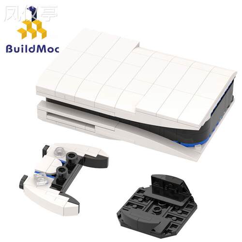现货Buildmoc掌上游戏机积木拼搭模型MOC79112-PlayStation5,PS5