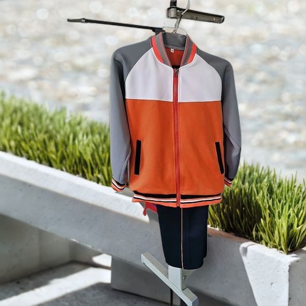 校服外套男女同款上衣春秋外套翻领拉链运动服休闲园服初中高中
