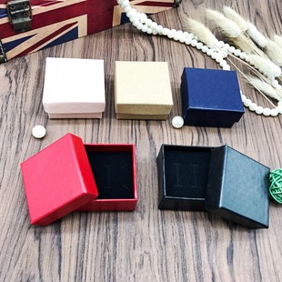 钻石纹戒指盒手链盒吊坠盒珠宝首饰包装盒纸盒 定制定做5*5*3