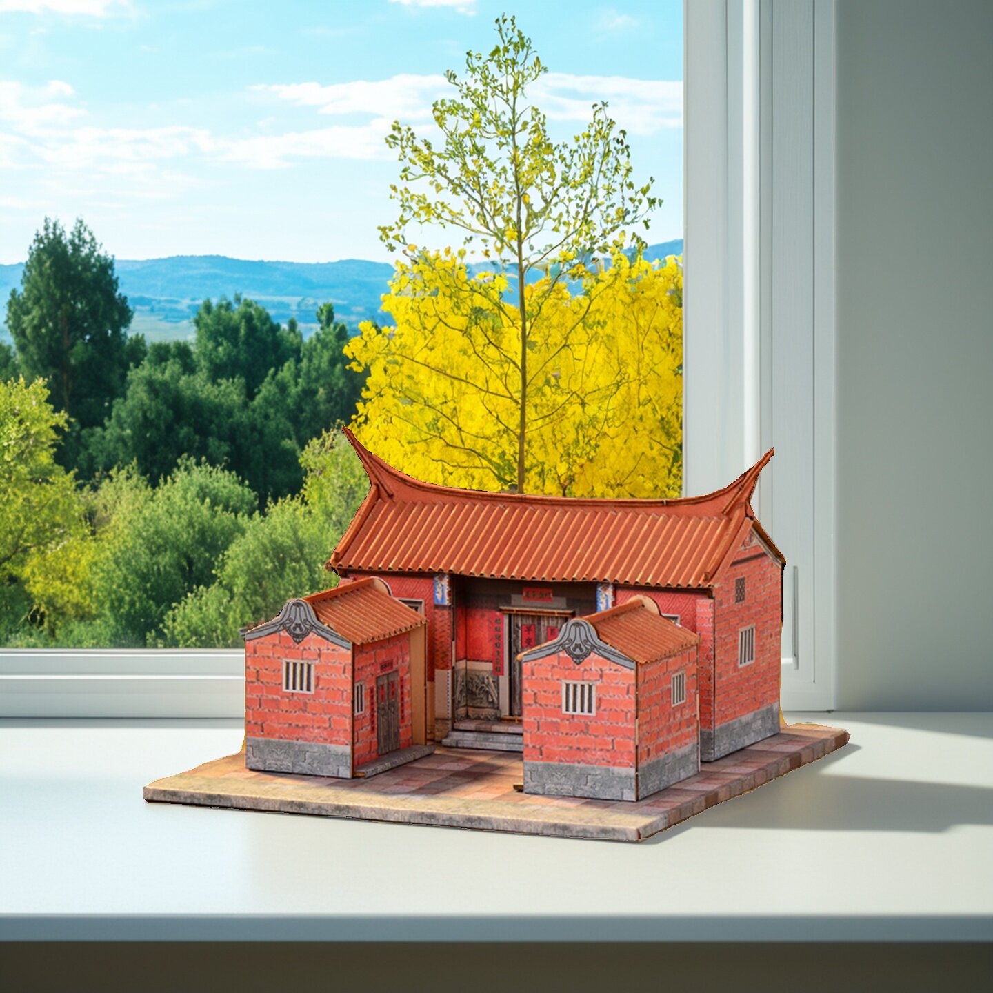 diy小屋中式国风古代微缩沙盘模型摆件手工拼装潮汕民居闽南古厝