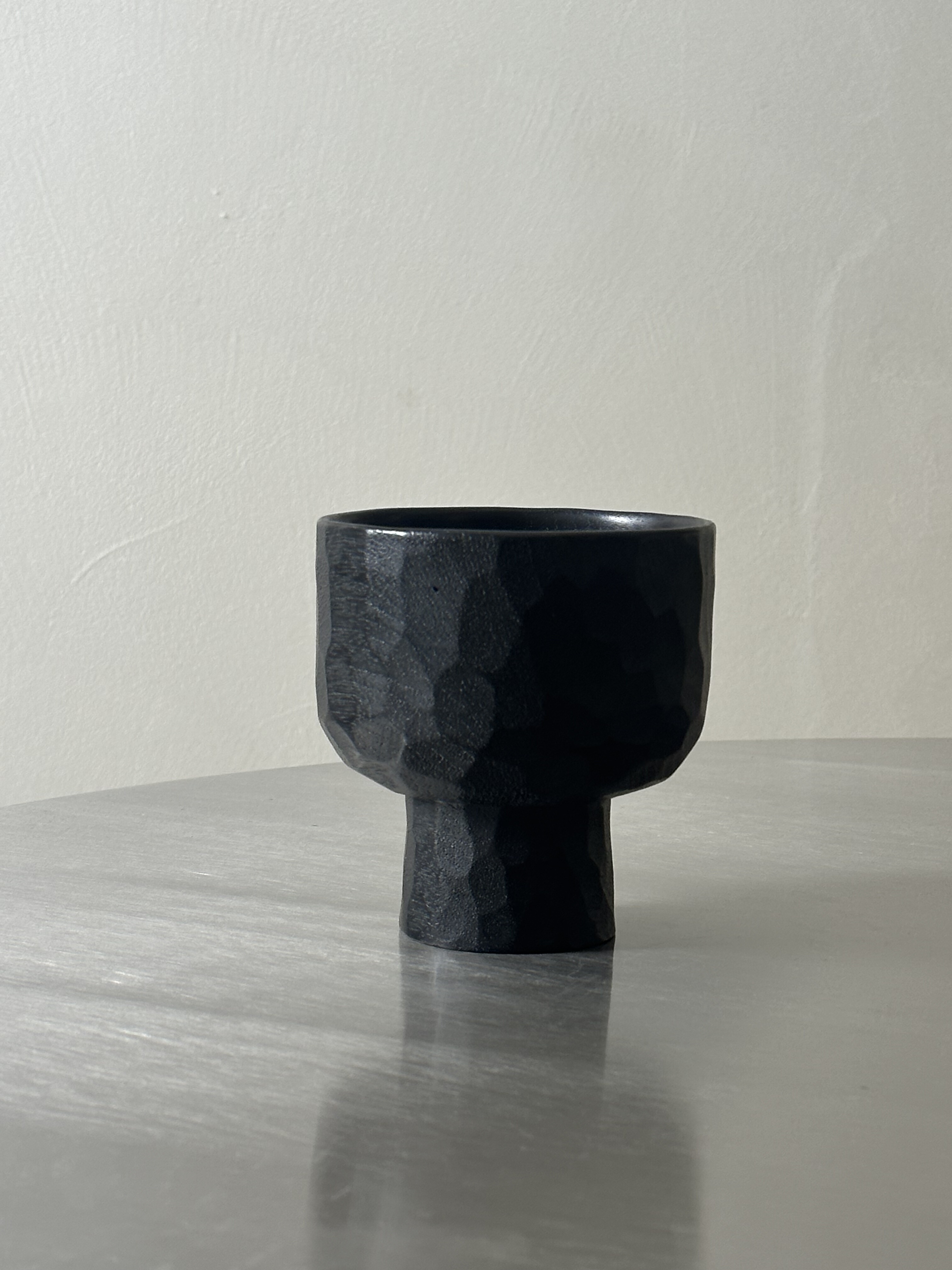 几多｜黑木系列｜手作大漆柚木高足碗