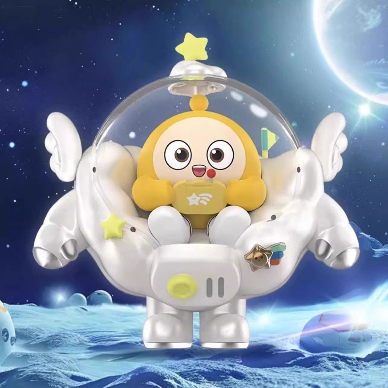 正版TOPTOY蛋仔派对太空奇遇贝贝积木换益智玩具盲盒生日蛋糕礼物