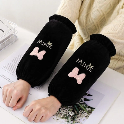 韩版可爱简约长款防污袖套袖头