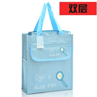 Светло -голубое жареное яйцо