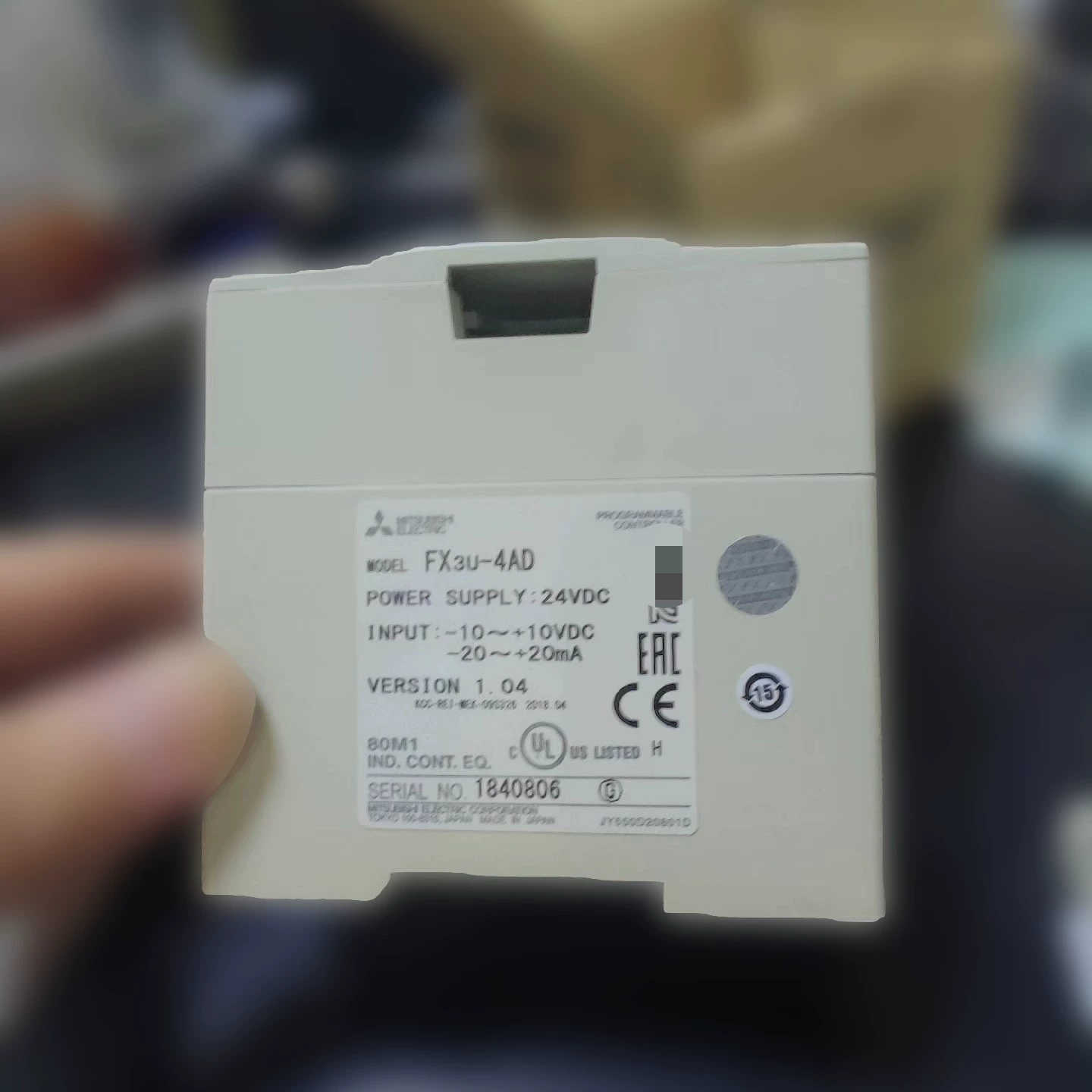 #PLC芯片三菱PLC模块，FX3U-4AD。和2AD全新正