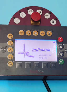 teachbox 威猛机械手示教器 遥控器 屏幕那里被碰到了