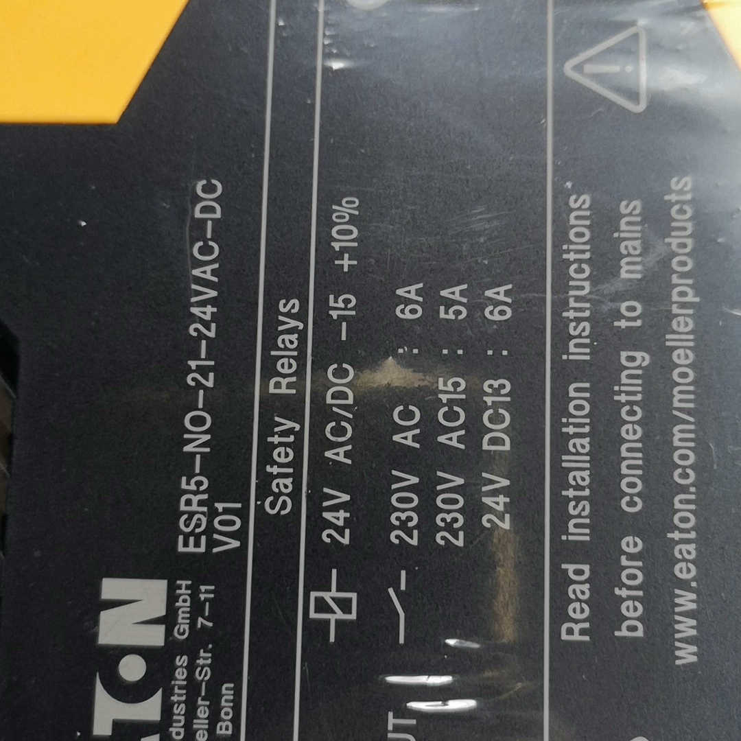 EATON安全继电器ESR5-NO-21-24VAC-DCV