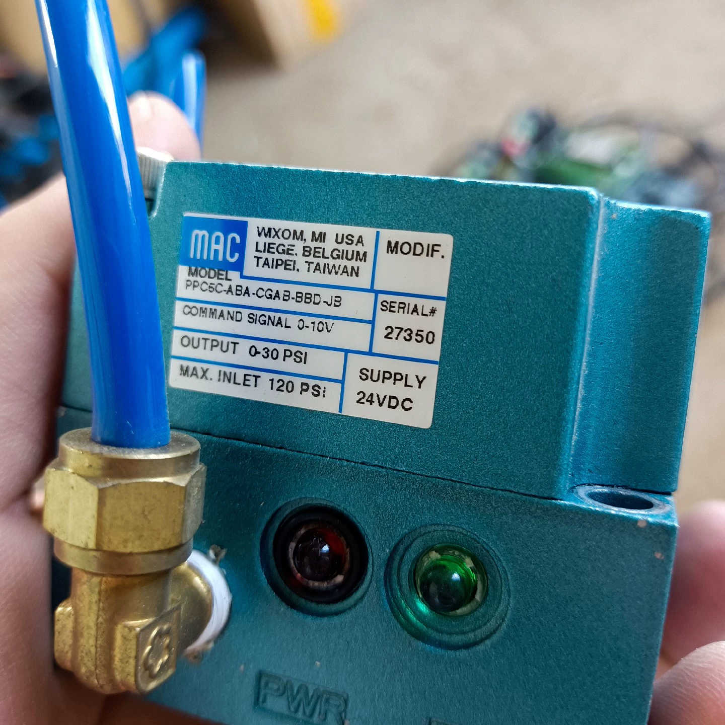 MAC电磁阀 电气比例阀PPC5C-ABA-CGAB-BBD