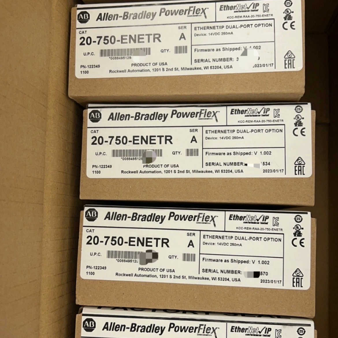 20-750-ENETR 全新AB原装PLC现货 议价