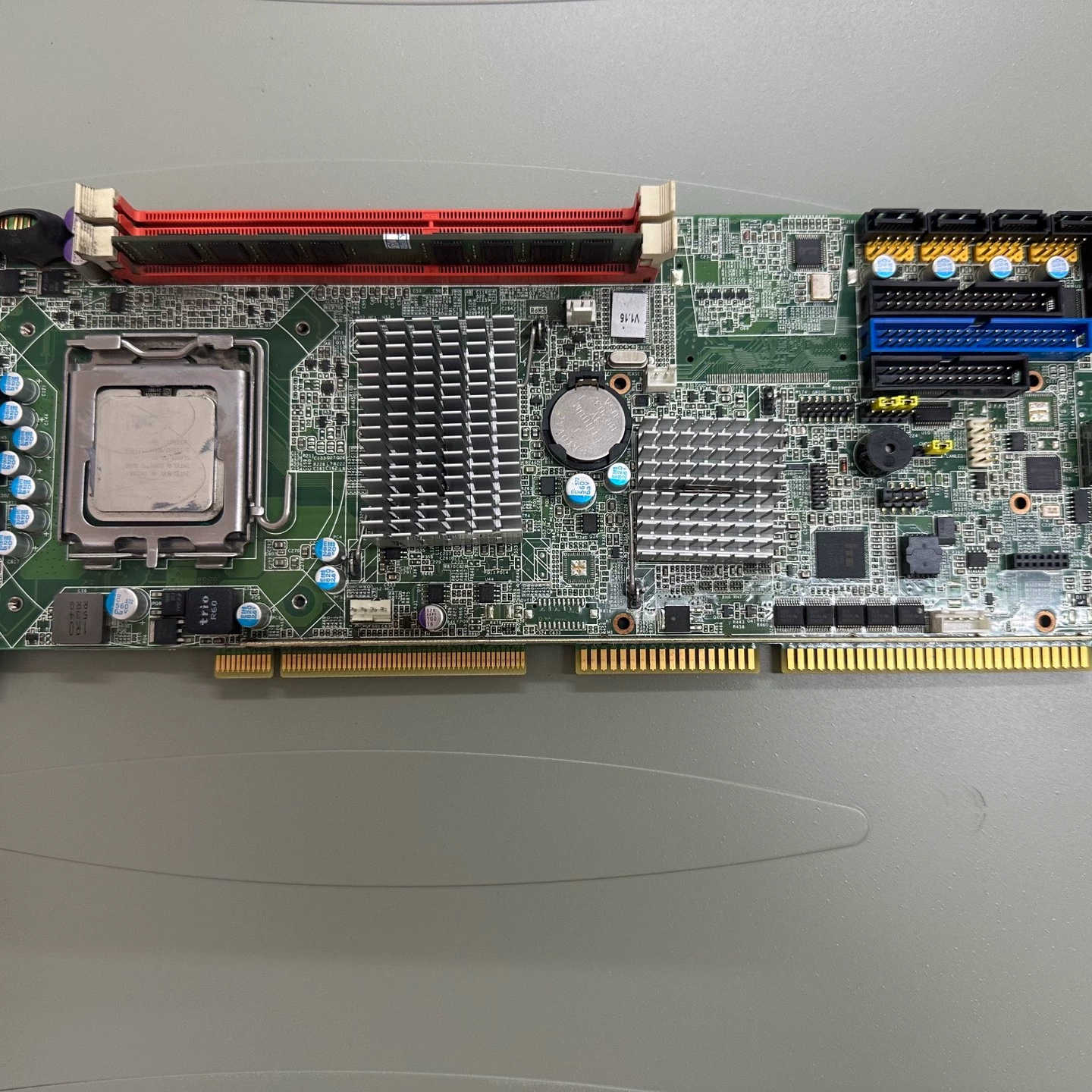 研华工控主板PCA-6011 REV.A1单网口实物图