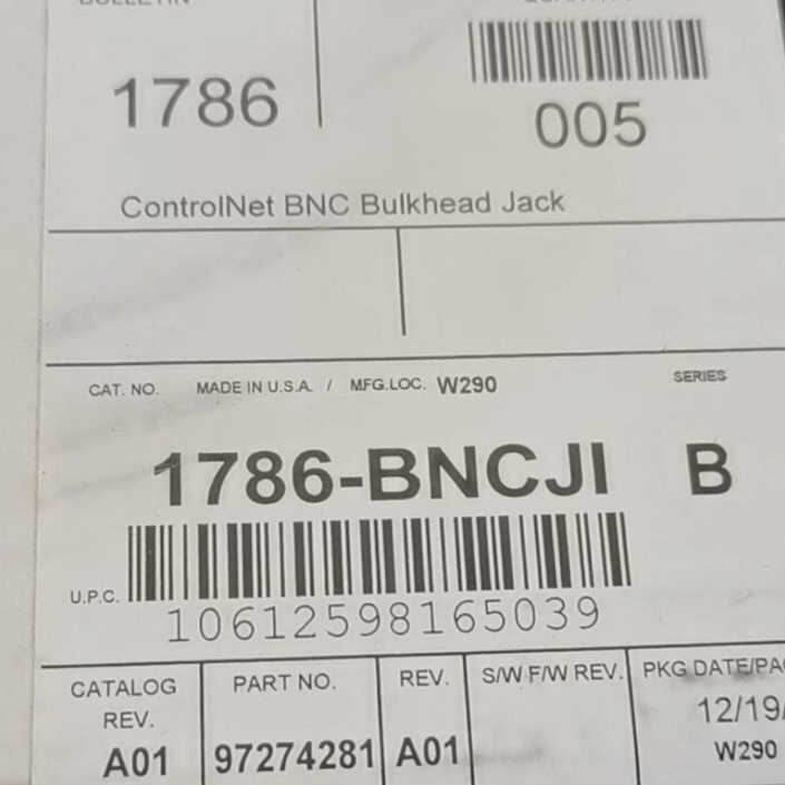 1786-BNCJI 全新连接器 原装AB现货 议价