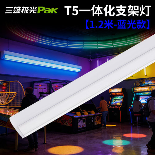 蓝色Led灯管健身房电竞游戏
