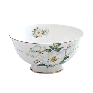 碗碟套装家用自由组合餐具唐山骨瓷盘子菜盘家用汤锅米饭碗自选