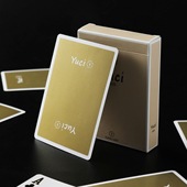 汇奇花切收藏 瑜慈logo金属油墨holo魔术练习纸牌镭射冷烫