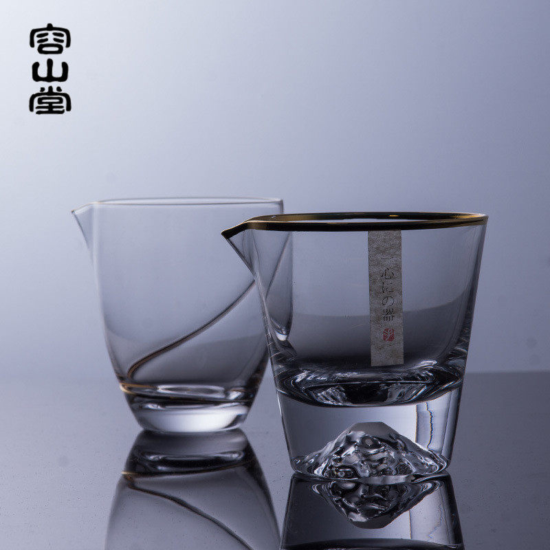 容山堂 玻璃公道杯 加厚大号耐热茶海手工公杯分茶器功夫茶具