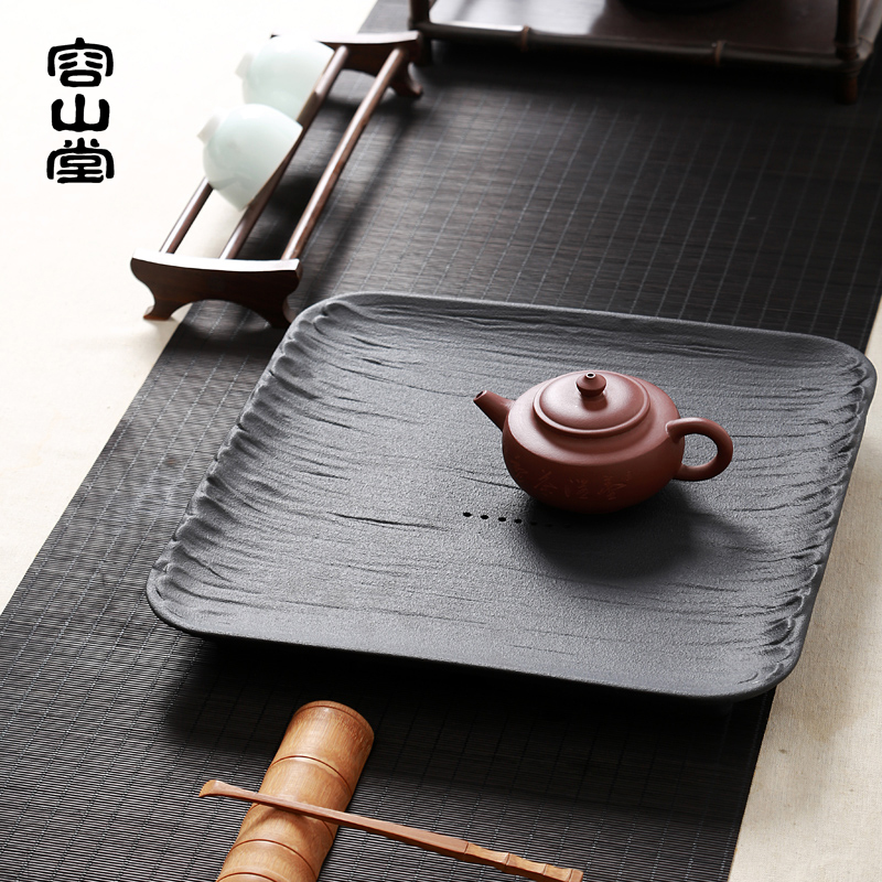 容山堂固德陶瓷储水圆形干泡台