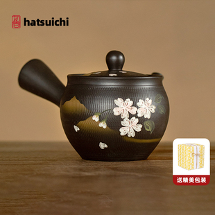 家用功夫茶具紫砂茶壶办公室单壶 日本进口常滑烧泡茶壶手工日式