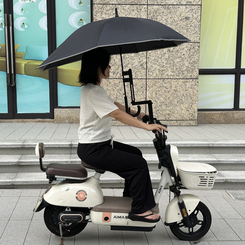 快速拆卸多用途电动车自行车雨伞