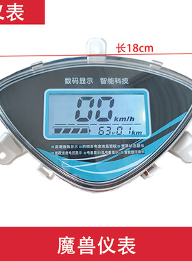 电动车魔兽仪表总成48V60V72V