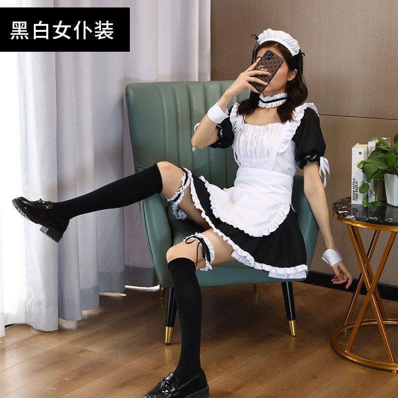 野穹春日可爱女服装女佣服缘之空性感女仆装洛丽塔cosplay穹妹