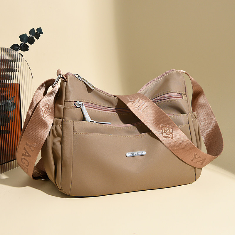 高级感尼龙牛津布托特包包女2025新款大容量妈妈包百搭单肩斜挎包