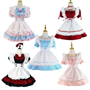 可爱女佣女仆装cos女装大佬lolita连衣裙二次元洛丽塔cosplay服装