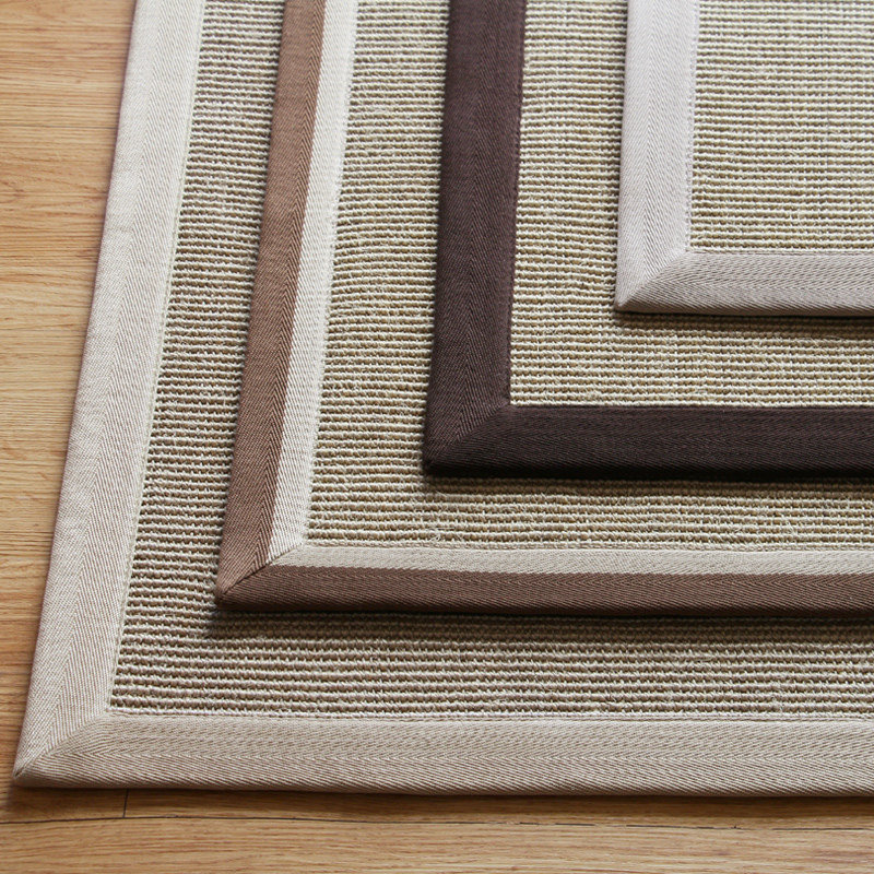 塞尚浅色剑麻地毯北欧简约客厅茶几飘窗地垫书房茶桌卧室门垫定制,居家布艺,地毯,淘宝优惠券,粉丝福利购,淘宝优惠卷