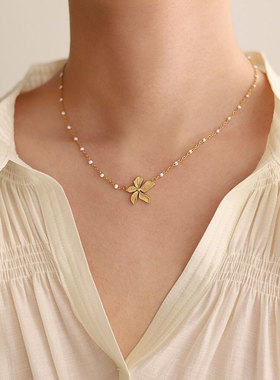 美布美钛钢花朵不褪色女生