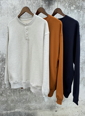 26春款 bms 男款亨利领卫衣  加厚毛圈