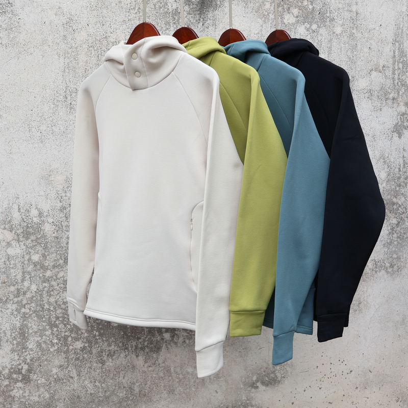 内搭保暖 polartec st pro高弹轻质 轻徒步城市户外抓绒男连帽衫