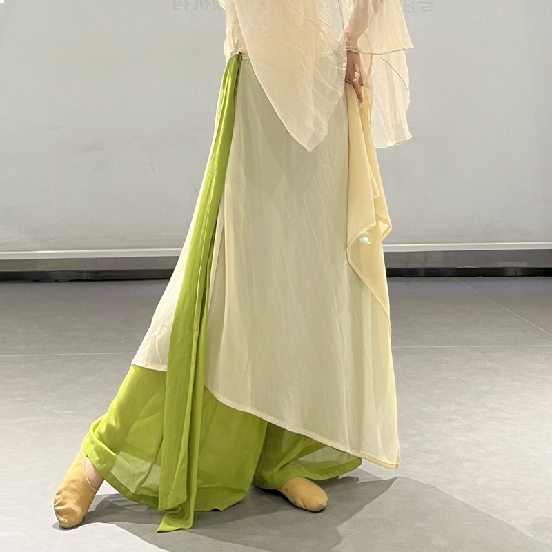 衣霓子现代舞雪纺裙裤