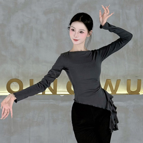 衣霓子古典舞形体服修身显瘦温柔