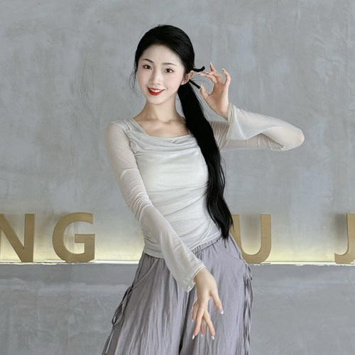 衣霓子古典舞套装清冷感穿搭