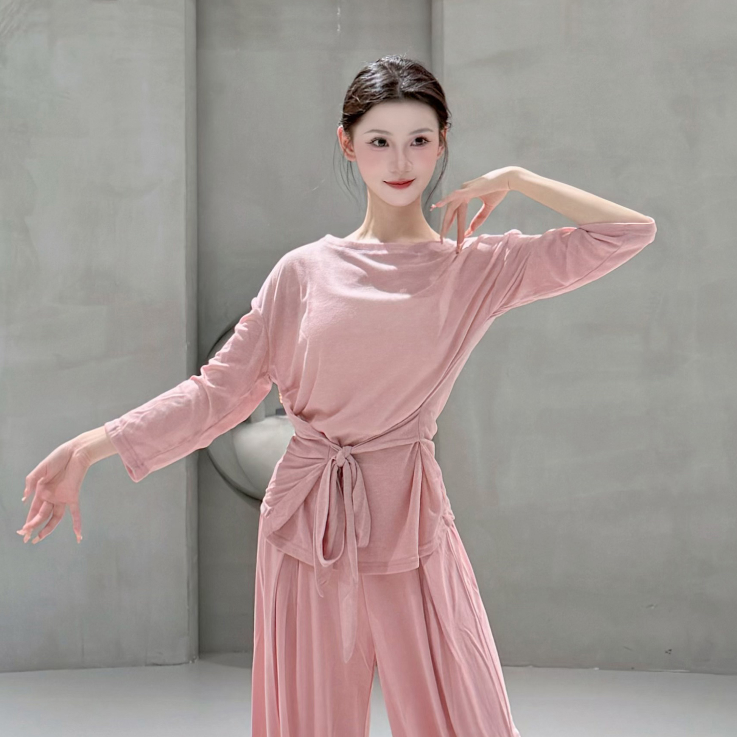 衣霓子古典舞绑带上衣设计感小众