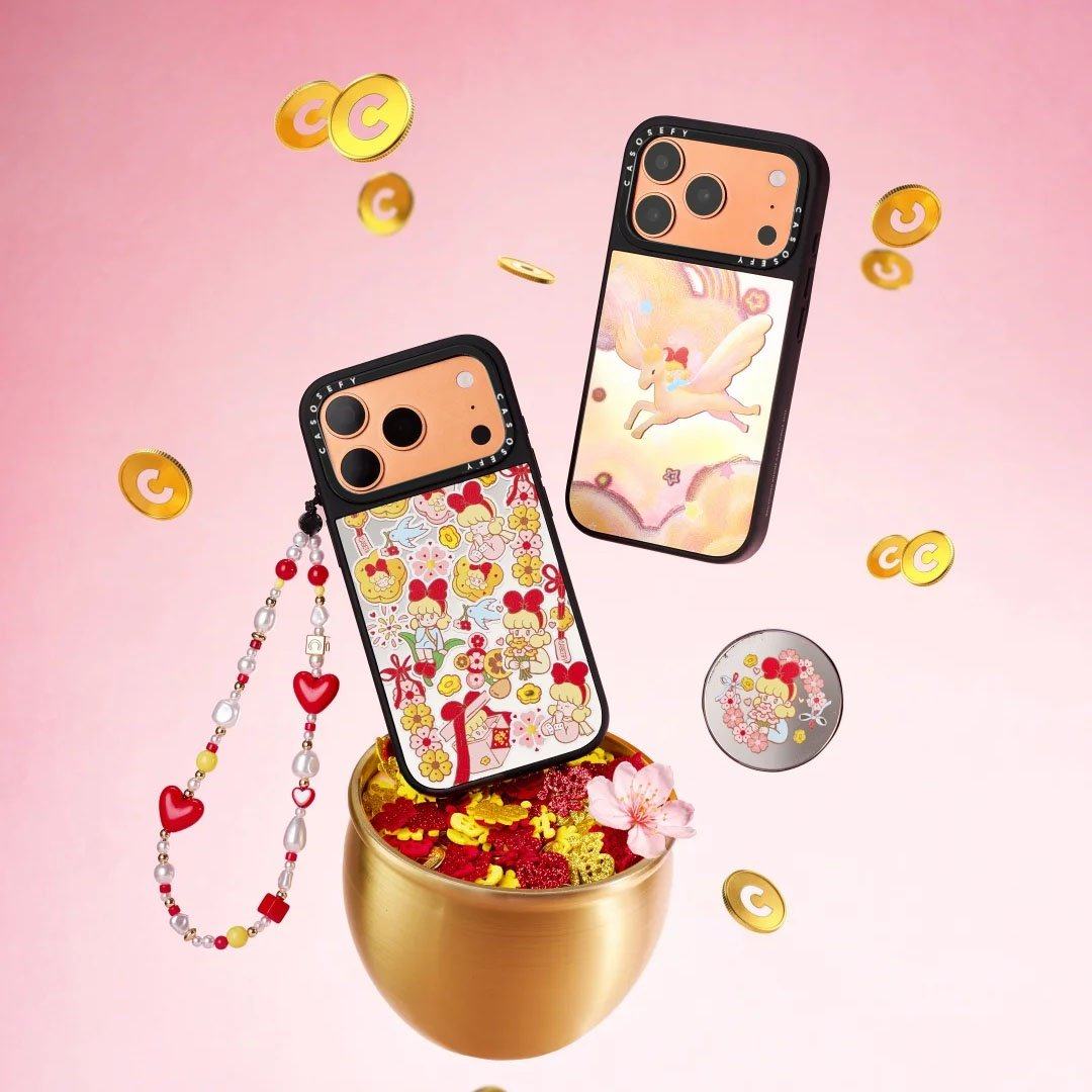 【韩国】CASE 新春少女心愿17Pro适用于iPhone16Promax苹果15Pro可爱卡通14plus捧花少女13Pro磁吸MagSafe