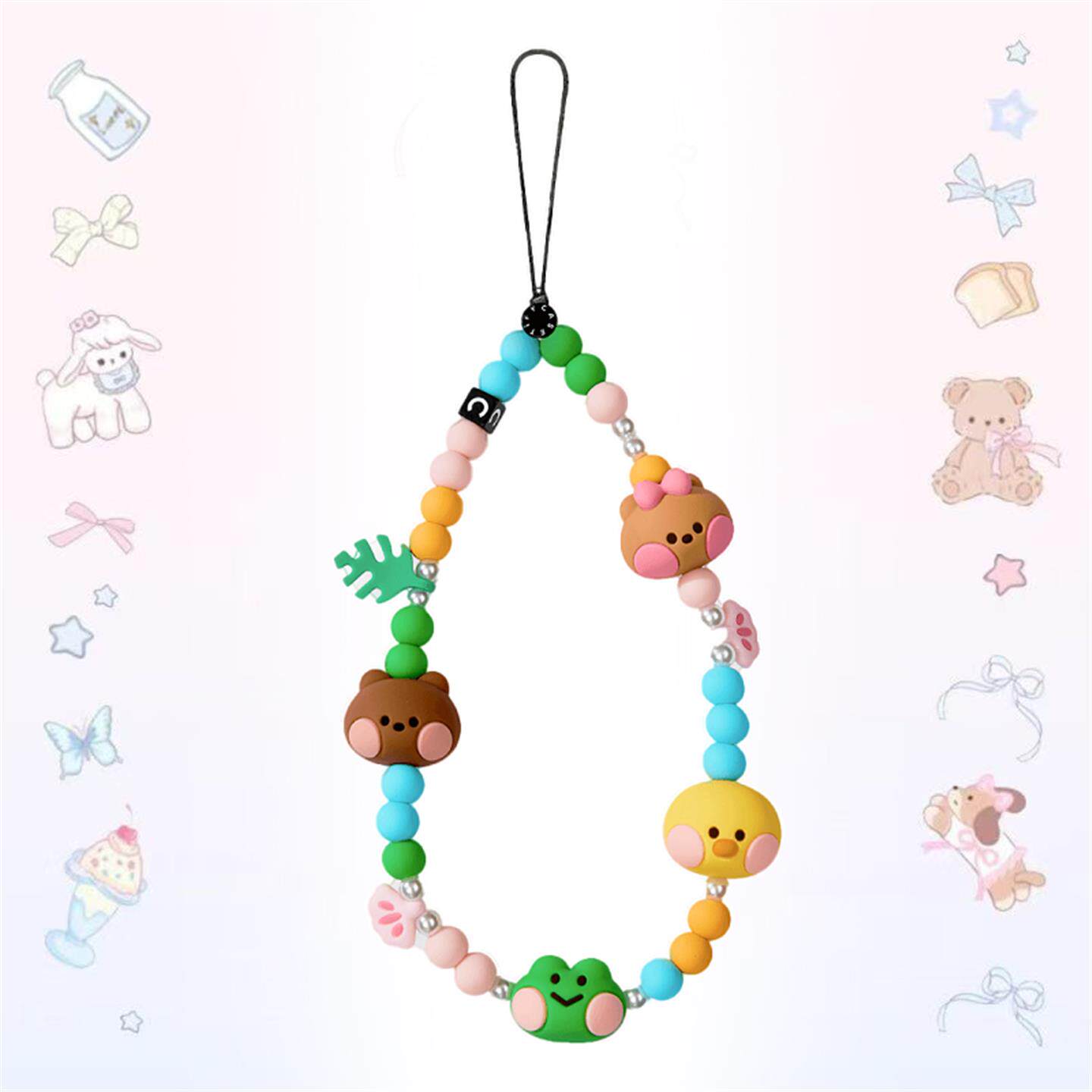 现货丨链条联名LINE FRIENDS minini短挂绳手链