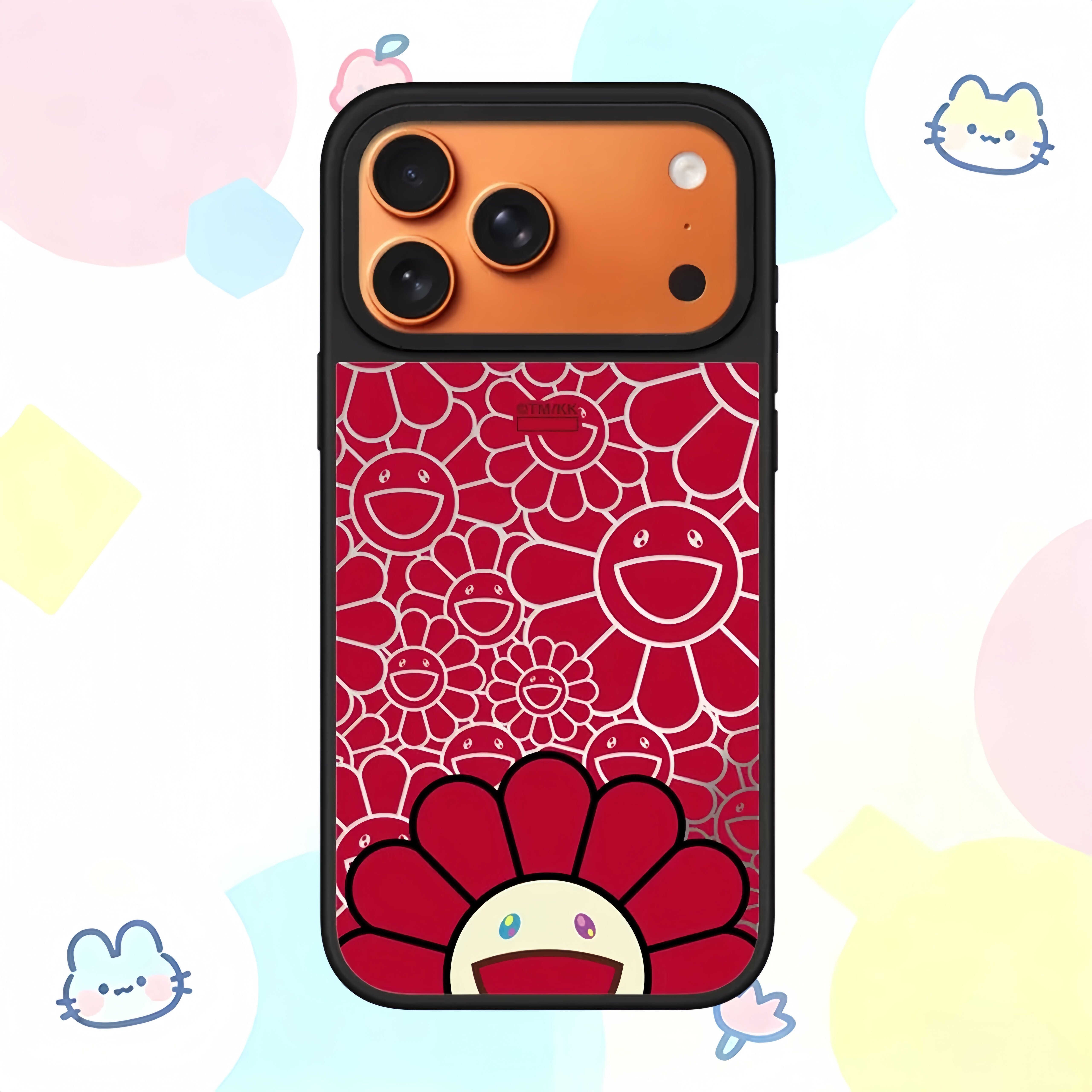 【韩国】黑镜彩虹太阳花微笑适用苹果17/16promax手机壳iphone15/14pro/plus保护套13/12磁吸Magsafe新款防摔