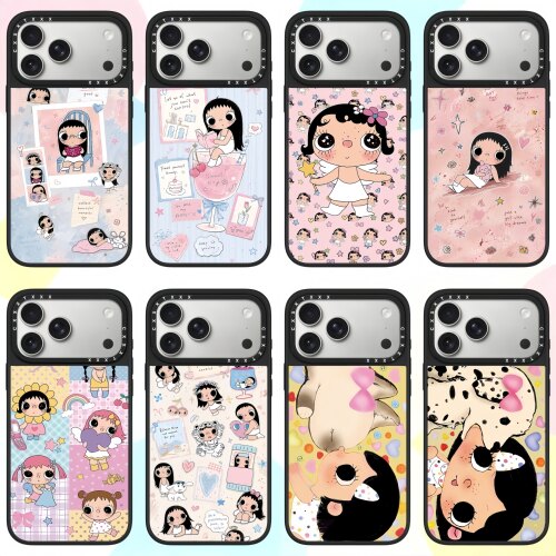【韩国】新款可爱yuy小玉女孩适用于苹果iPhone18/17Promax手机壳