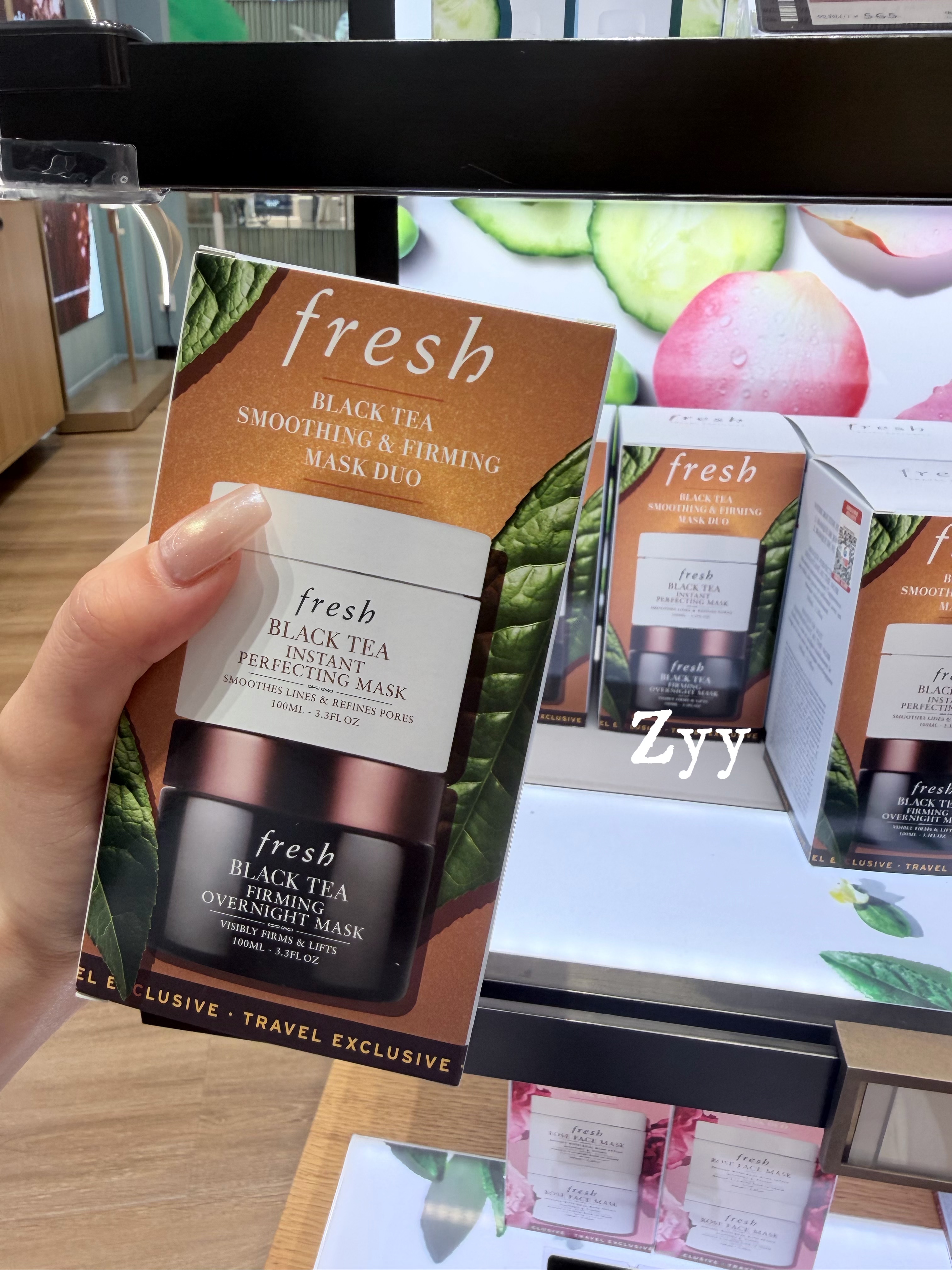 孕妇可用～Fresh馥蕾诗玫瑰红茶白罐黑罐睡眠面膜 补水保湿100ml