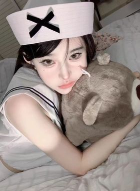 帽子女款2024新款水手帽贝雷帽女