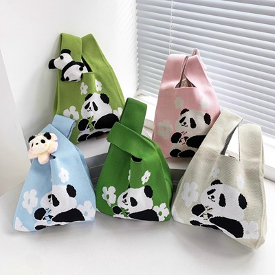 针织包手提包女上课通勤迷你小包