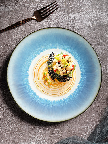 凉菜点心碟子法式摆盘餐具盘