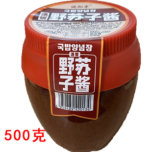 延边正宗野苏子酱朝鲜族补身汤酱韩式牛肉汤饭酱500克包邮