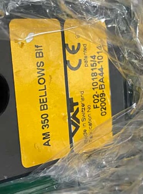 议价VAT 350 BELLOWS BIF F02-101815可维修