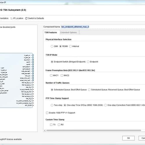 议价100M/1G TSN Subsystem tsn_endp可维修